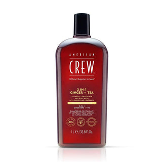 AMERICAN CREW 3 IN 1 Ginger Tea Shampoo (1L) - TBBS