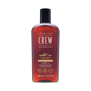 AMERICAN CREW 3 IN 1 Ginger Tea Shampoo (450ml) - TBBS
