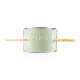 BALMAIN Green Embossed Barrett - TBBS