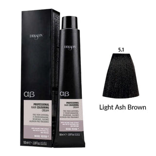 DIKSON AargaBeta Colouring Cream 5.1 Light Ash Brown (100ml) - TBBS