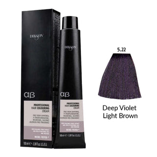 DIKSON AargaBeta Colouring Cream 5.22 Deep Violet Light Brown (100ml) - TBBS