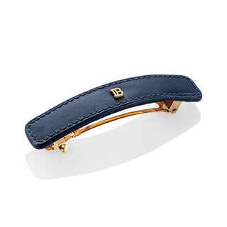 BALMAIN Leather Barrette Cosmic Sapphire