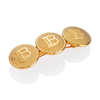 BALMAIN Gold Barrette Pour Cheveux SS22 - TBBS