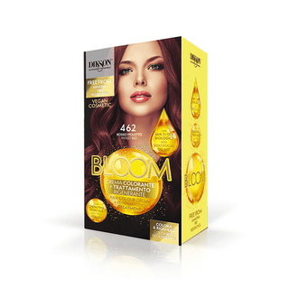 DIKSON BLOOM Hair Coloring Kit 4.62 Violet Red - TBBS