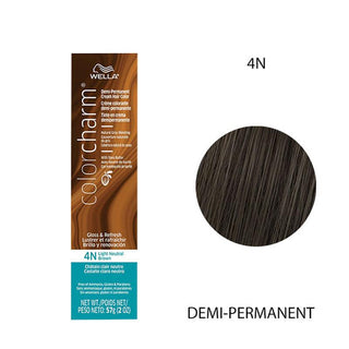 COLOR CHARM Demi-Permanent Light Neutral Brown 4N - TBBS