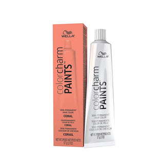 WELLA Color Charm Paint Semi Permanent Hair Color - Coral (57ml) - TBBS