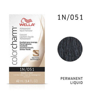 WELLA Color Charm Permanent Liquid Color Black 051 - TBBS