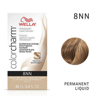 WELLA Color Charm Permanent Liquid Color Intense Light Blonde 8NN - TBBS