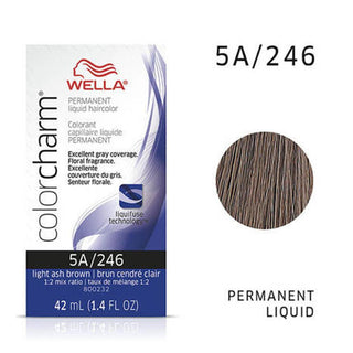WELLA Color Charm Permanent Liquid Color Light Ash Brown 246 - TBBS