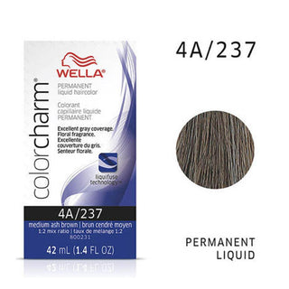 WELLA Color Charm Permanent Liquid Color Medium Ash Brown 237 - TBBS