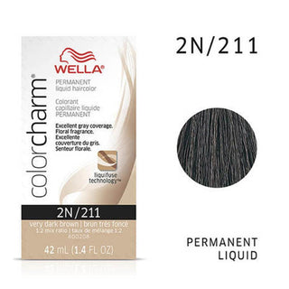 WELLA Color Charm Permanent Liquid Color Very Dark Brown 211 - TBBS