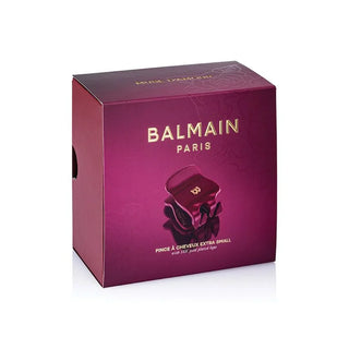 BALMAIN Pince A Cheveux Extra Small Velvet Burgundy