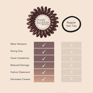 INVISIBOBBLE Original Pretzel Brown (3pc Hangpack)