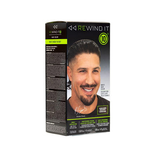 REWIND IT It Beard and Moustache Kit - Medium Brown