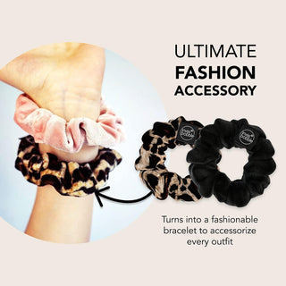 INVISIBOBBLE Sprunchie Spiral Hair Rings True Black & Purrfection (2 Pack)
