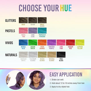 PUNKY COLOUR Temporary Hair Color Spray - Lush Lilac (3.5oz)