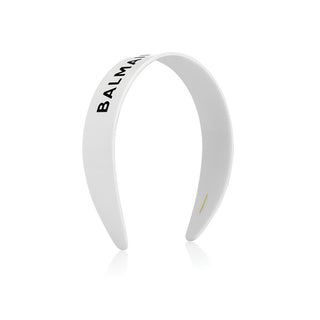 BALMAIN Legacy Cellulose Acetate Headband White