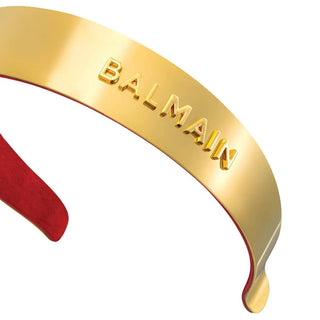 BALMAIN 18K Gold Headband FW20 - TBBS