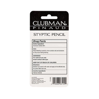 CLUBMAN Jumbo Styptic Pencil (1oz) - TBBS