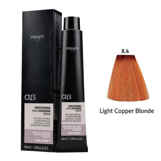 DIKSON AargaBeta Colouring Cream 8.4 Light Copper Blonde (100ml) - TBBS