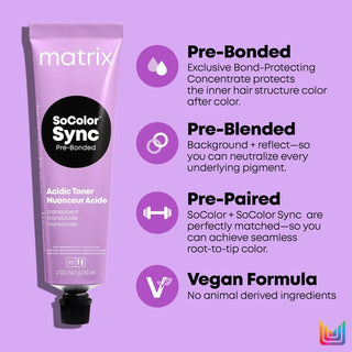 MATRIX SoColor Sync Sheer Acidic Toner (Matte 2J)