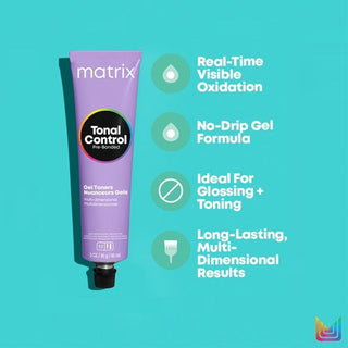 MATRIX Tonal Control Pre-Bonded Acidic Gel-Cream Toner (Slay In Silver 8T)
