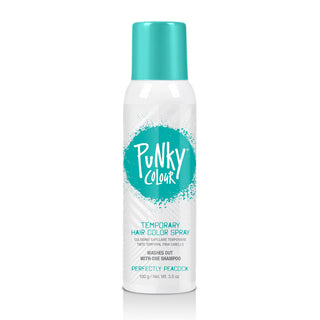 PUNKY COLOUR Temporary Hair Color Spray - Perfectly Peacock (3.5oz)