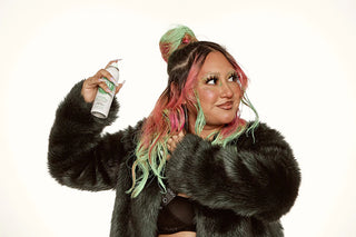 PUNKY COLOUR Temporary Hair Color Spray - Jaguar Green (3.5oz)