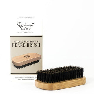 ROCKWELL Razors Beard Brush Natural Boar Bristle - TBBS