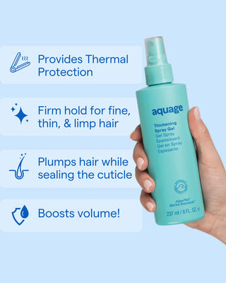 AQUAGE Thickening Spray Gel (8oz)
