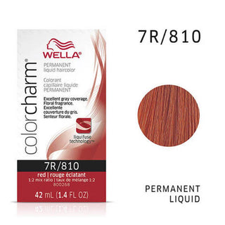 WELLA Color Charm Permanent Liquid Color Red 7R - TBBS