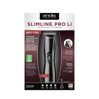ANDIS Slimline® Pro Li T-Blade Trimmer Black - TBBS
