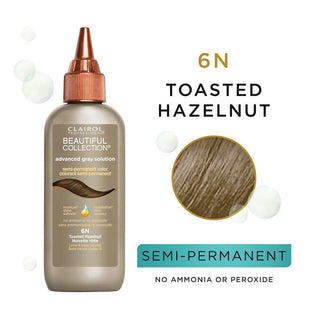 CLAIROL Beautiful Collection Advanced Gray Solutions Hair Color - Level 6 - Toasted Hazelnut 6N - TBBS