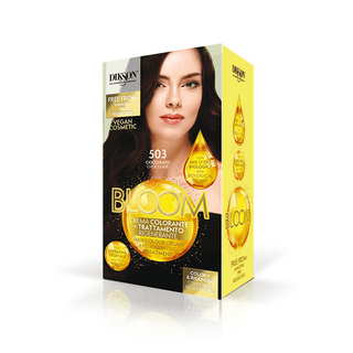 DIKSON BLOOM Hair Coloring Kit 5.03 Chocolate - TBBS