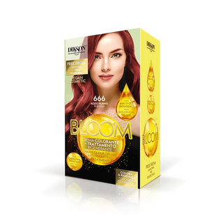 DIKSON BLOOM Hair Coloring Kit 6.66 Ruby Red - TBBS