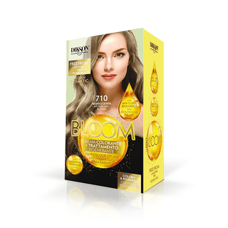 DIKSON BLOOM Hair Coloring Kit 7.10 Medium Ash Blonde - TBBS