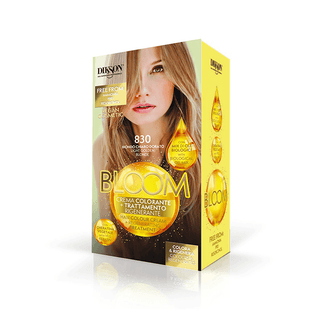 DIKSON BLOOM Hair Coloring Kit 8.30 Light Golden Blonde - TBBS