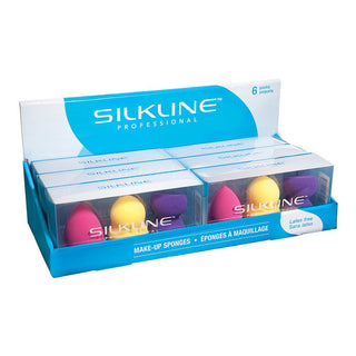 SILKLINE Latex Free Makeup Sponge Set (3PC) - TBBS