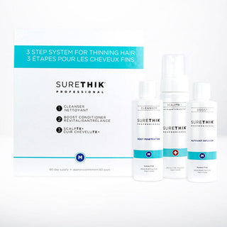 SURETHIK 3 Step Thinning Hair Kit For Men - TBBS