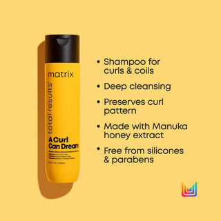 TOTAL RESULTS A Curl Can Dream Shampoo (300ml) - TBBS