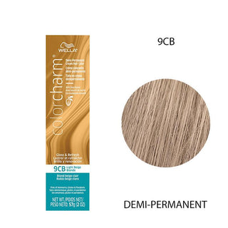 COLOR CHARM Demi-Permanent Light Beige Blonde 9CB - TBBS