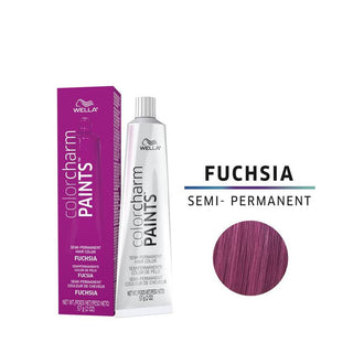 WELLA Color Charm Paint Semi Permanent Hair Color - Fuschia (57ml) - TBBS