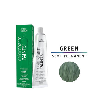 WELLA Color Charm Paint Semi Permanent Hair Color - Green (57ml) - TBBS