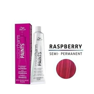 WELLA Color Charm Paint Semi Permanent Hair Color - Raspberry (57ml) - TBBS