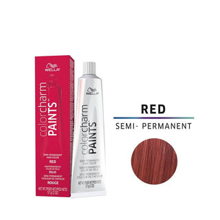 WELLA Color Charm Paint Semi Permanent Hair Color - Red (57ml) - TBBS