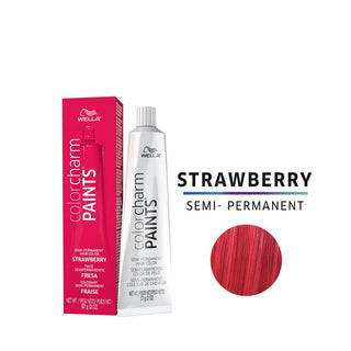 WELLA Color Charm Paint Semi Permanent Hair Color - Strawberry (57ml) - TBBS