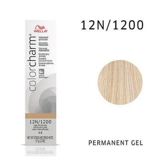 WELLA Color Charm Permanent Gel Color High Lift Blonde 1200 - TBBS