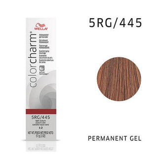 WELLA Color Charm Permanent Gel Color Light Auburn 445 - TBBS