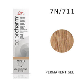 WELLA Color Charm Permanent Gel Color Medium Blonde 711 - TBBS