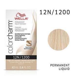 WELLA Color Charm Permanent Liquid Color High Lift Blonde 1200 - TBBS